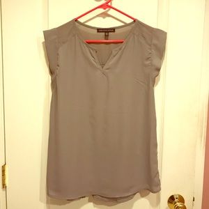 Saks 5th Ave blouse. Gray.
